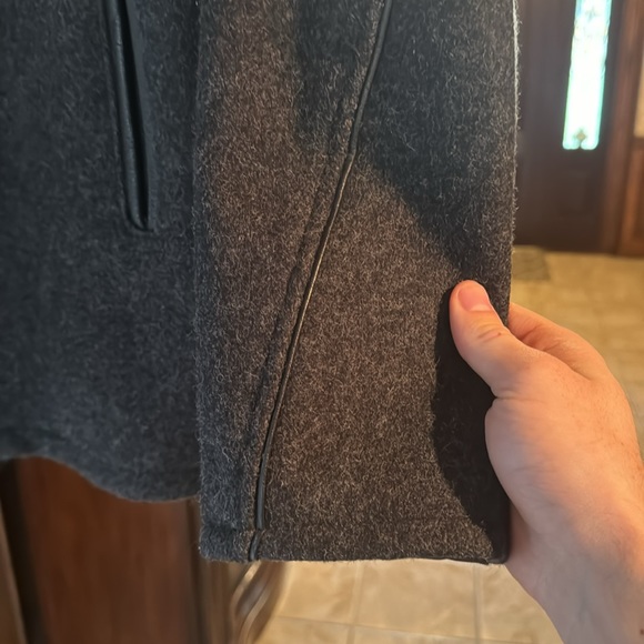 Schott Made in the USA Gray Peacoat - Picture 2 of 5